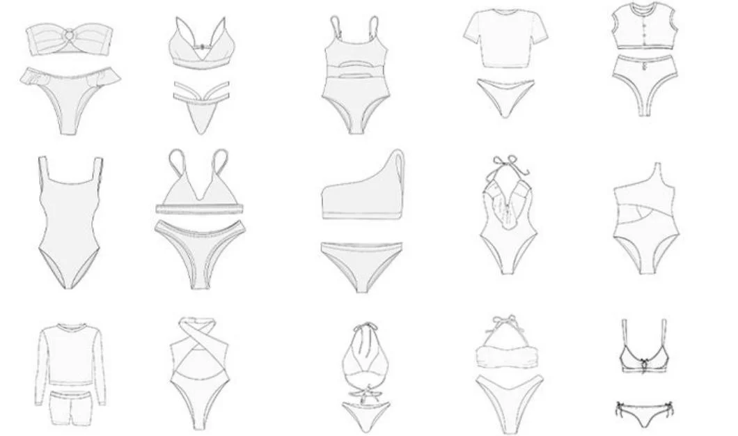 Bless Custom Logo Fabric New Design Swimwear Bikini Sexy One Piece Swimwear & Beachwear